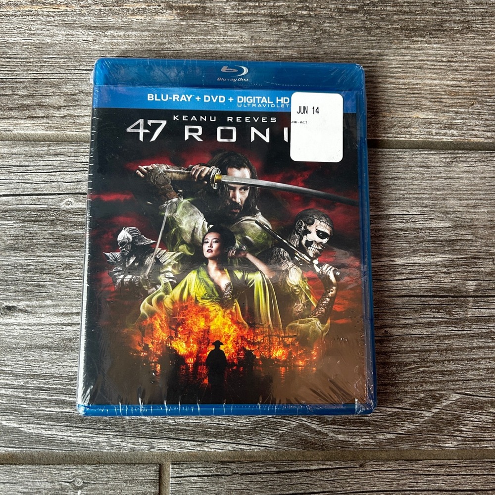 47 Ronin Blu-ray DVD Digital HD‎ Ultraviolet Keanu Reeves New Unopened